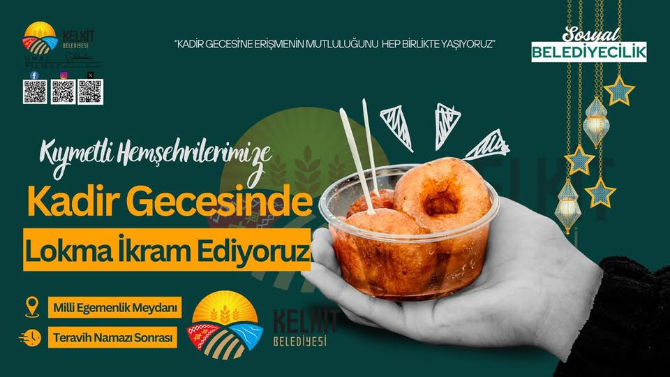 Kadir Gecesinde Lokma İkram Ediyoruz